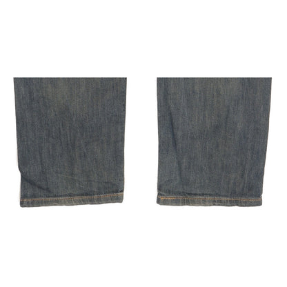 Levi's 508 Women Blue Straight Regular Stretch Jeans W35 L29