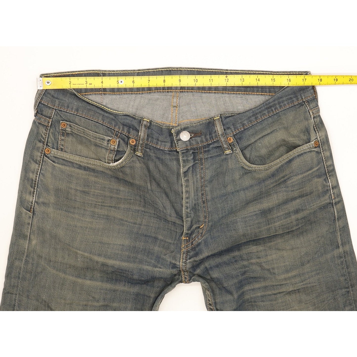 Levi's 508 Women Blue Straight Regular Stretch Jeans W35 L29