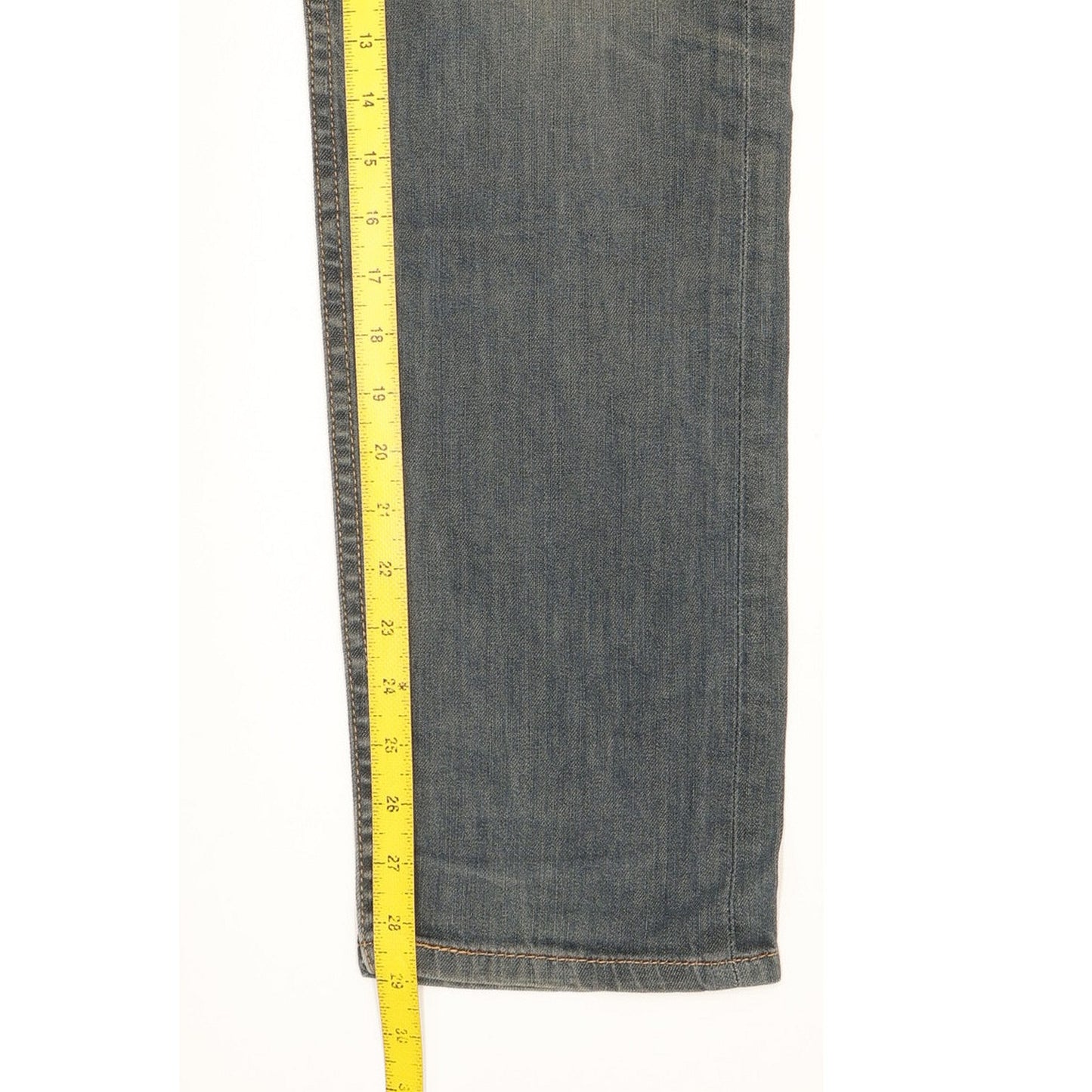 Levi's 508 Women Blue Straight Regular Stretch Jeans W35 L29