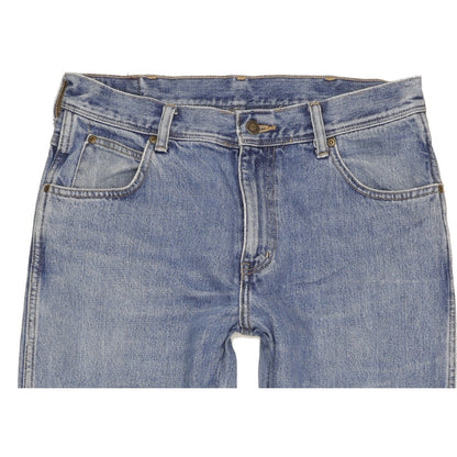 Wrangler Durable Quality Men Blue Straight Regular Jeans W33 L32