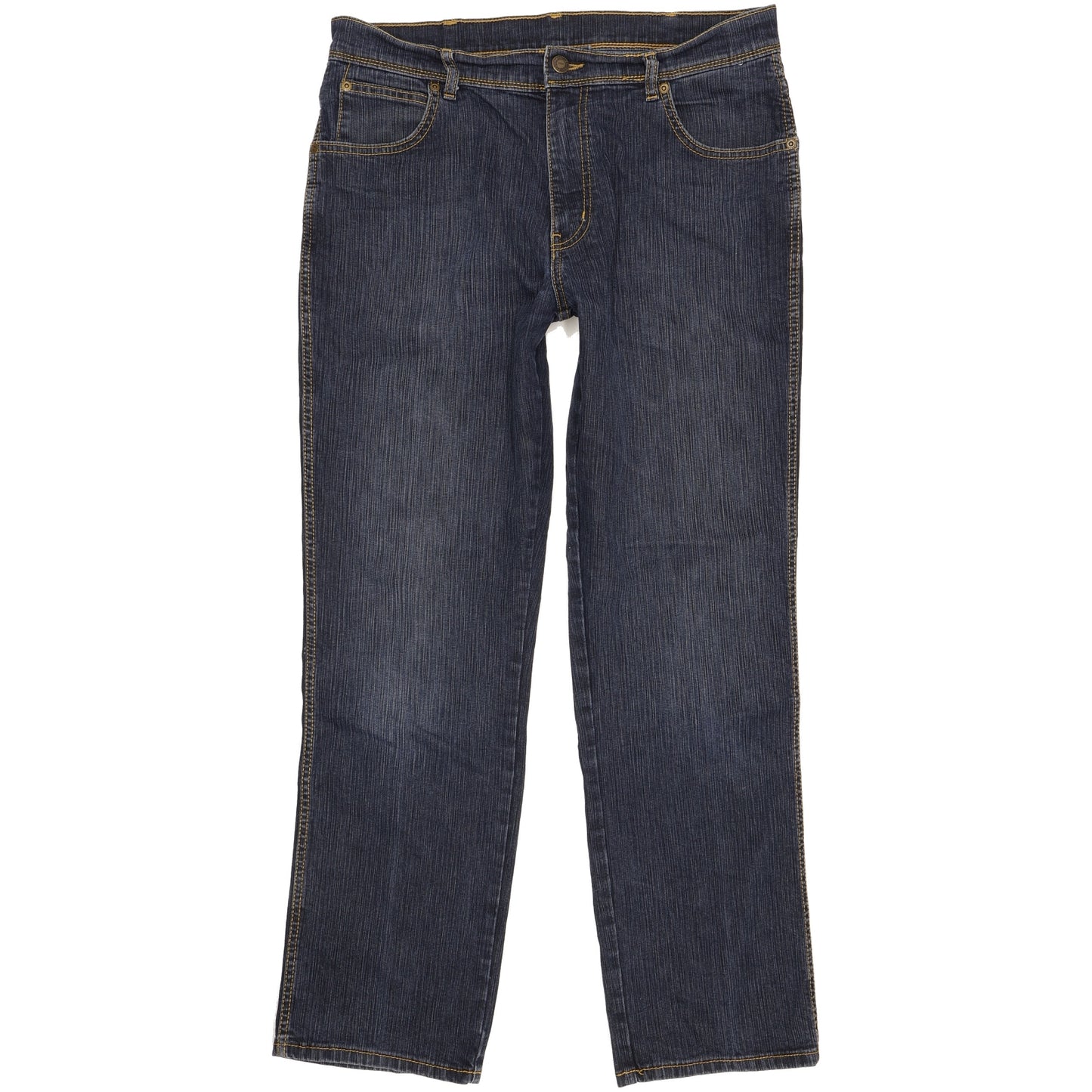 Wrangler Men Blue Straight Regular Stretch Jeans W34 L30