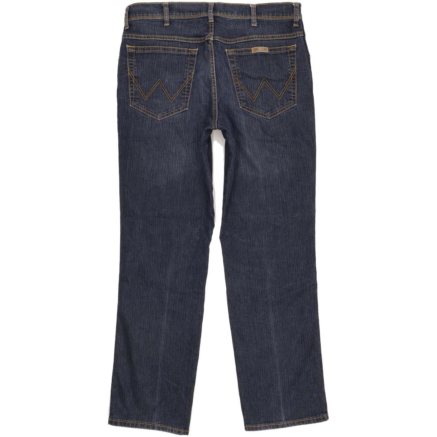 Wrangler Men Blue Straight Regular Stretch Jeans W34 L30