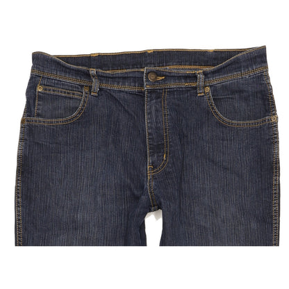 Wrangler Men Blue Straight Regular Stretch Jeans W34 L30