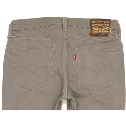 Levi's 511 Men Grey Straight Slim Jeans W34 L31