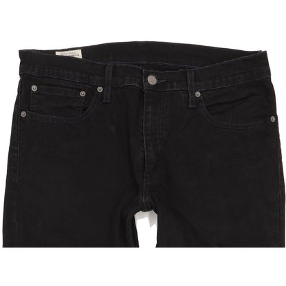 Levi's 511 Men Black Straight Slim Stretch Jeans W34 L33