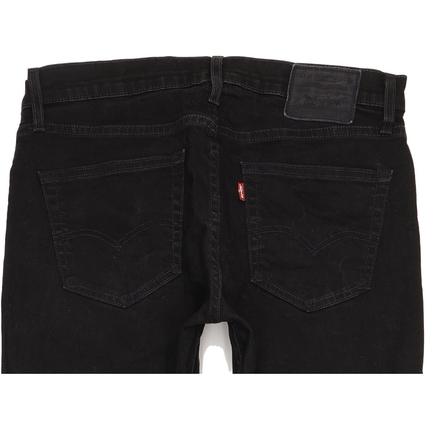 Levi's 511 Men Black Straight Slim Stretch Jeans W34 L33