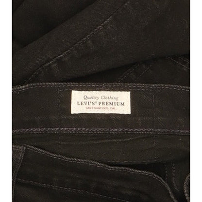 Levi's 511 Men Black Straight Slim Stretch Jeans W34 L33