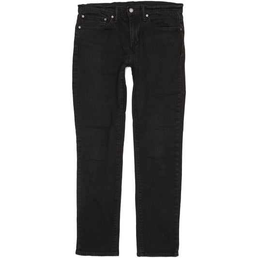 Levi's 511 Men Black Straight Regular Stretch Jeans W34 L33