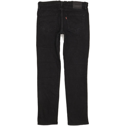 Levi's 511 Men Black Straight Regular Stretch Jeans W34 L33