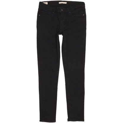 Levi's 711 Women Black Skinny Slim Stretch Jeans W30 L30