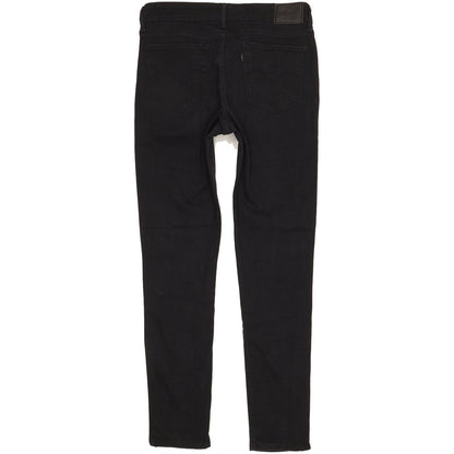 Levi's 711 Women Black Skinny Slim Stretch Jeans W30 L30
