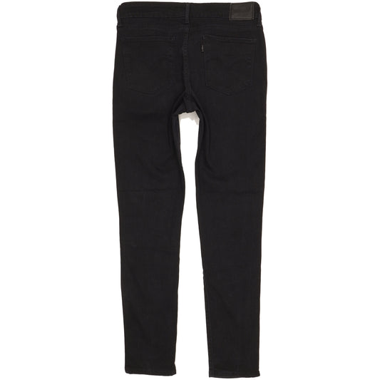 Levi's 711 Women Black Skinny Slim Stretch Jeans W30 L30