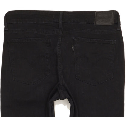 Levi's 711 Women Black Skinny Slim Stretch Jeans W30 L30