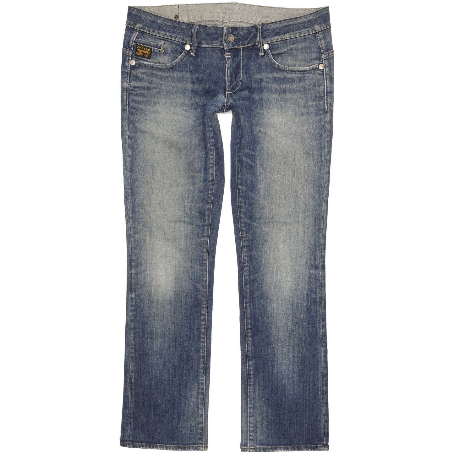 G-Star Midge Women Blue Straight Slim Stretch Jeans W32 L31