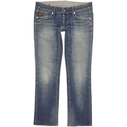 G-Star Midge Women Blue Straight Slim Stretch Jeans W32 L31