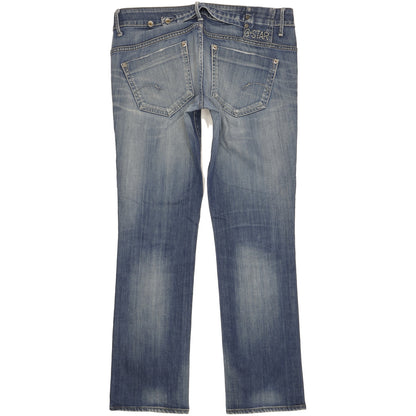 G-Star Midge Women Blue Straight Slim Stretch Jeans W32 L31