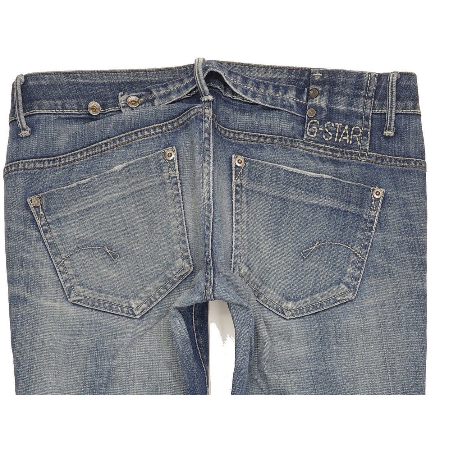 G-Star Midge Women Blue Straight Slim Stretch Jeans W32 L31