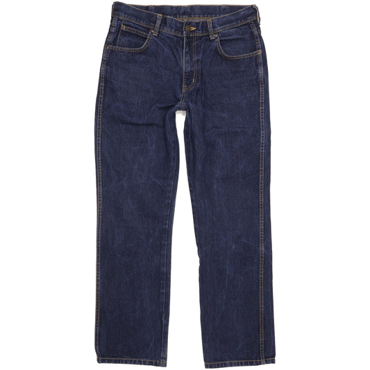 Wrangler Men Blue Straight Regular Jeans W33 L30