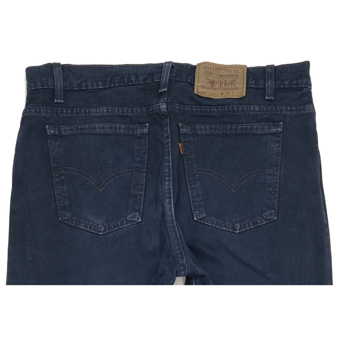 Levi's 550 Made in USA Men Blue Tapered Relaxed Jeans W36 L34