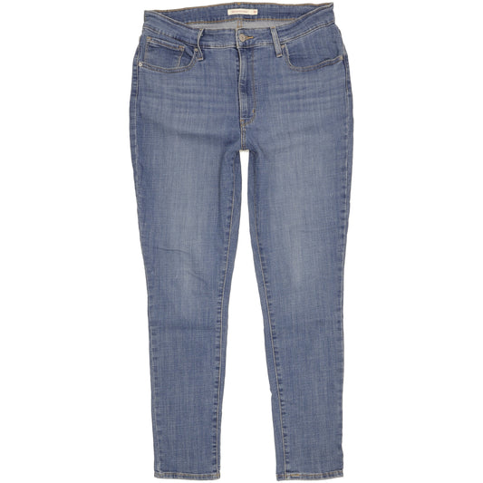 Levi's 721 Blue Skinny Slim Stretch Jeans High Waisted W33 L30