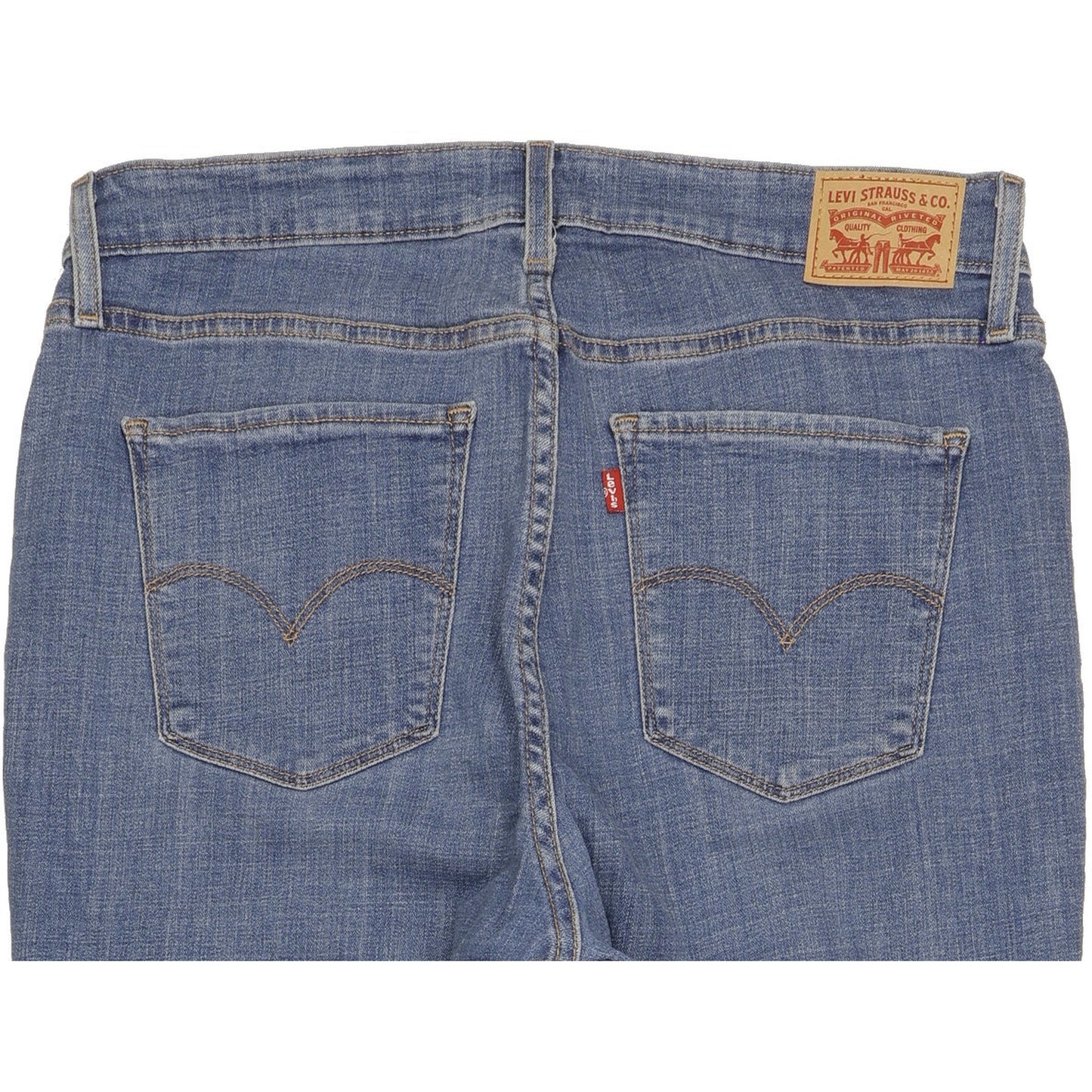 Levi's 721 Blue Skinny Slim Stretch Jeans High Waisted W33 L30