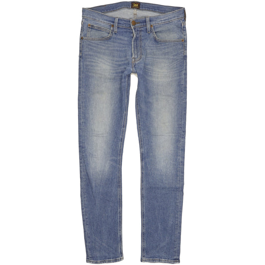 Lee Luke Men Blue Skinny Slim Stretch Jeans W31 L32
