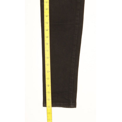 Levi's 710 Super Women Black Skinny Slim Stretch Jeans W28 L29