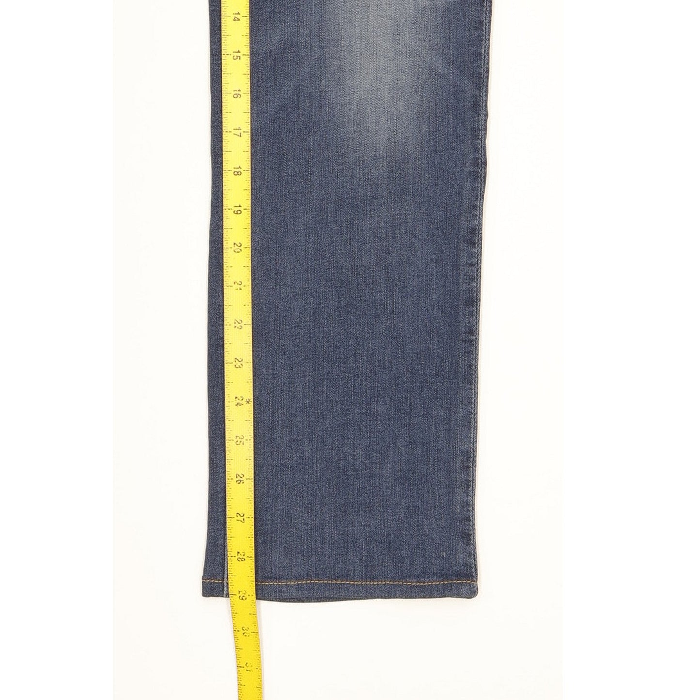Levi's 724 Blue Straight Slim Stretch Jeans High Waisted W32 L29