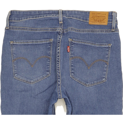 Levi's 721 Blue Skinny Slim Stretch Jeans High Waisted W30 L30