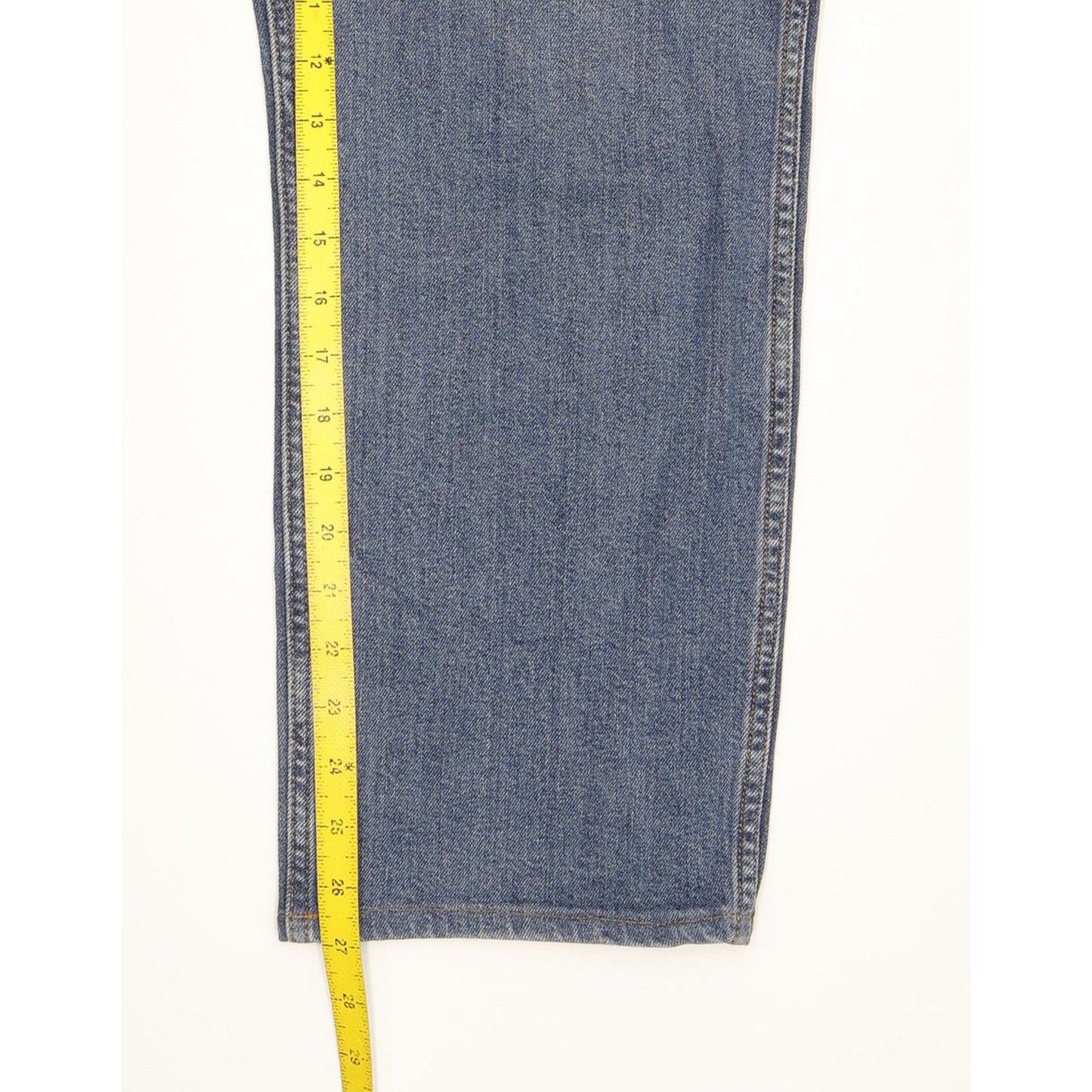 Wrangler Greensboro Men Blue Straight Regular Stretch Jeans W38 L27