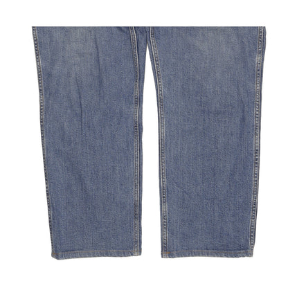 Wrangler Greensboro Men Blue Straight Regular Stretch Jeans W38 L27