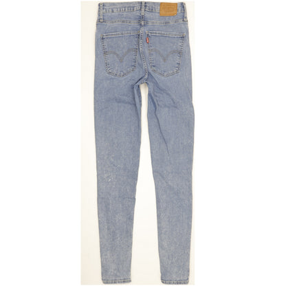 Levi's Mile Blue Skinny Slim Stretch Jeans High Waisted W27 L30