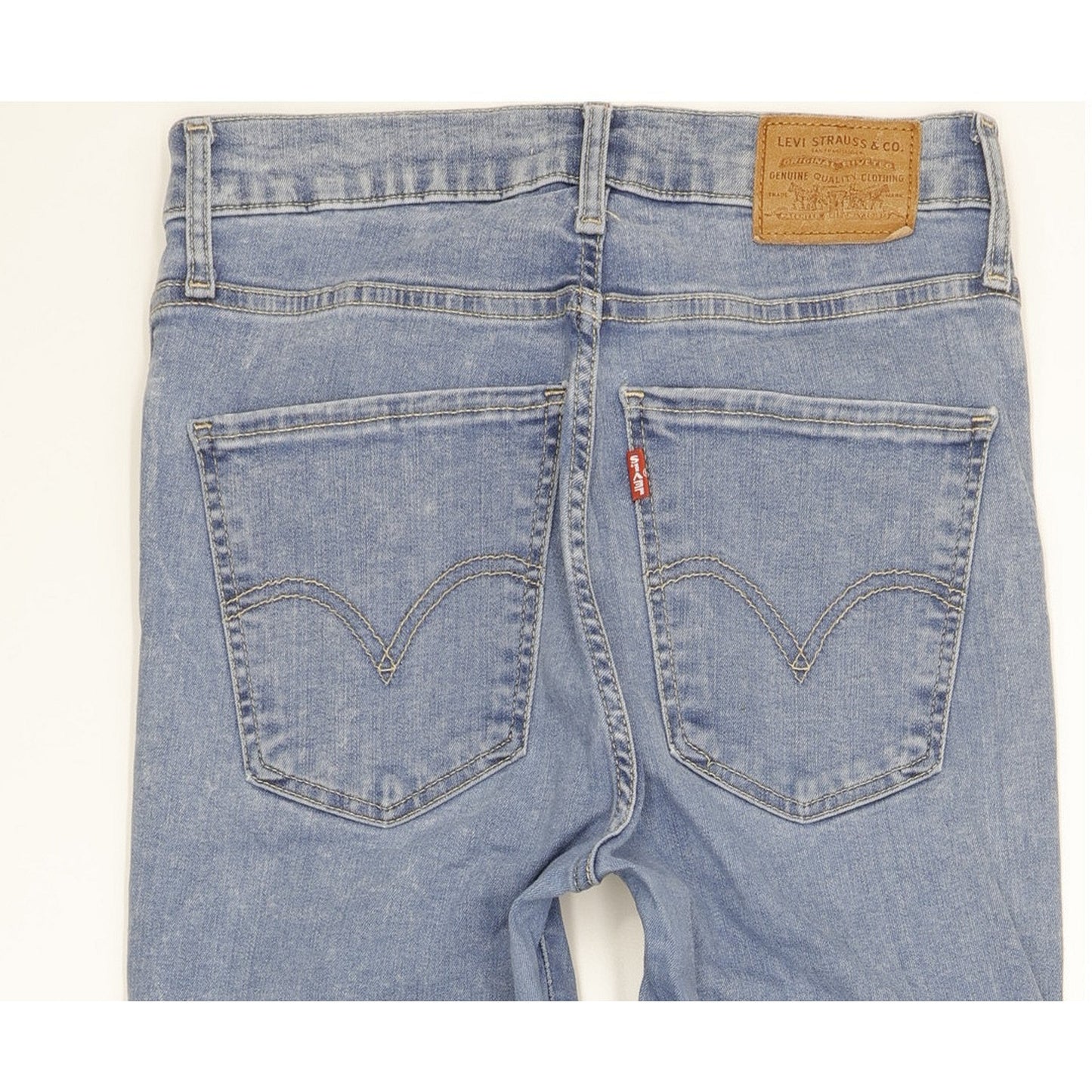 Levi's Mile Blue Skinny Slim Stretch Jeans High Waisted W27 L30