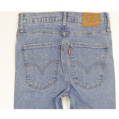 Levi's Mile Blue Skinny Slim Stretch Jeans High Waisted W27 L30
