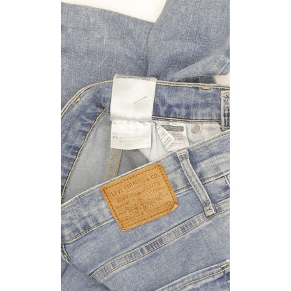Levi's Mile Blue Skinny Slim Stretch Jeans High Waisted W27 L30