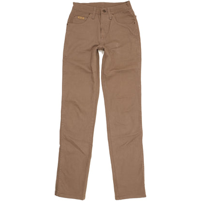 Wrangler Texas Men Brown Straight Regular Stretch Jeans W28 L36