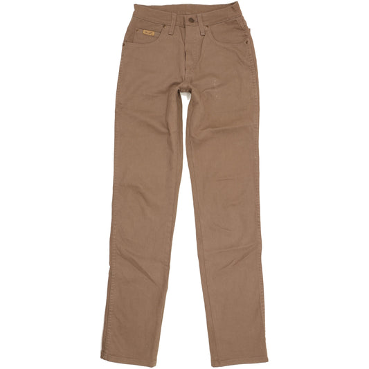 Wrangler Texas Men Brown Straight Regular Stretch Jeans W28 L36