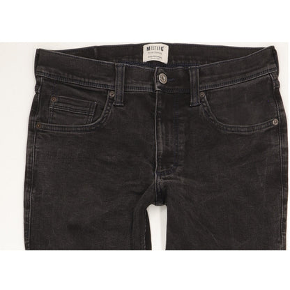 Mustang Washington Men Black Straight Regular Jeans W32 L32
