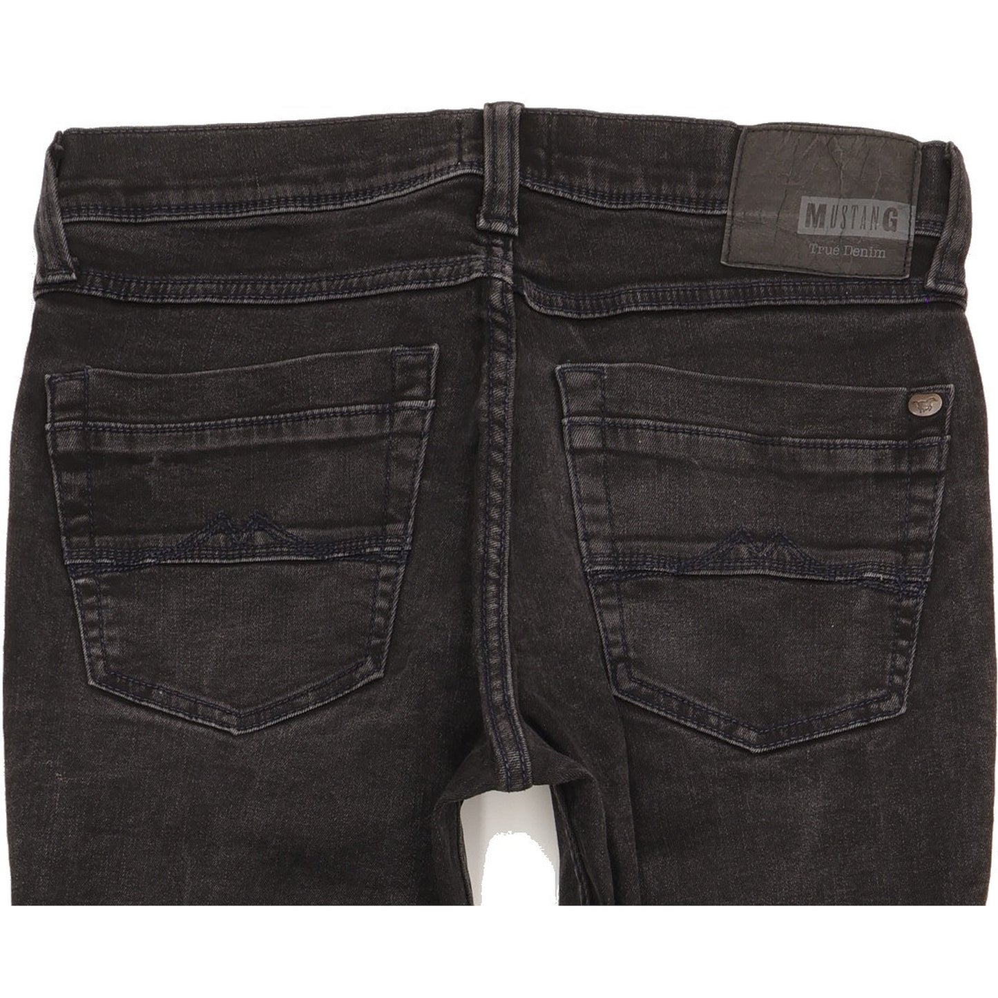 Mustang Washington Men Black Straight Regular Jeans W32 L32