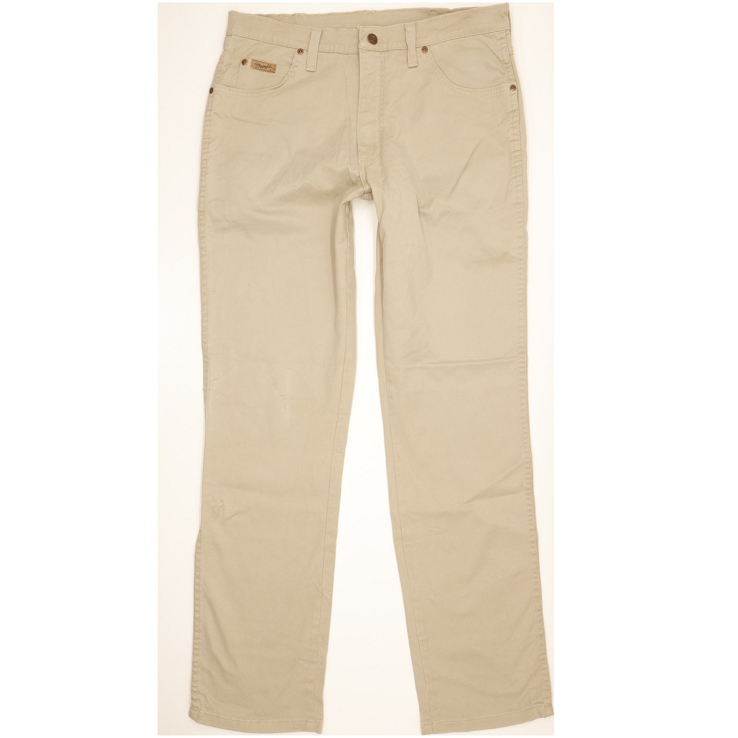 Wrangler Texas Men Beige Straight Regular Stretch Jeans W34 L34