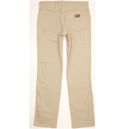 Wrangler Texas Men Beige Straight Regular Stretch Jeans W34 L34