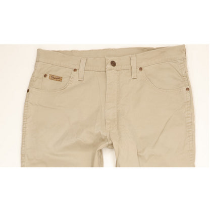 Wrangler Texas Men Beige Straight Regular Stretch Jeans W34 L34