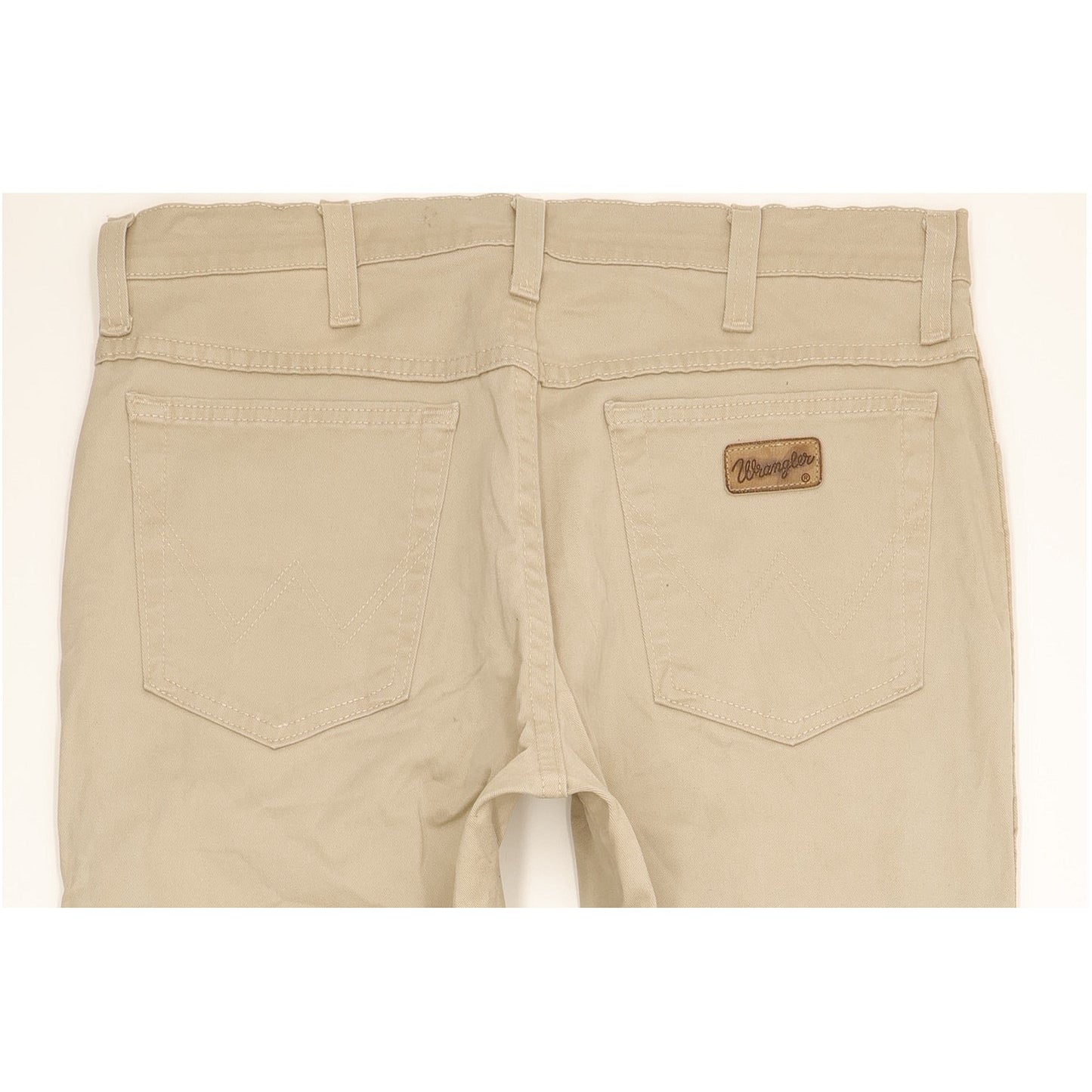 Wrangler Texas Men Beige Straight Regular Stretch Jeans W34 L34