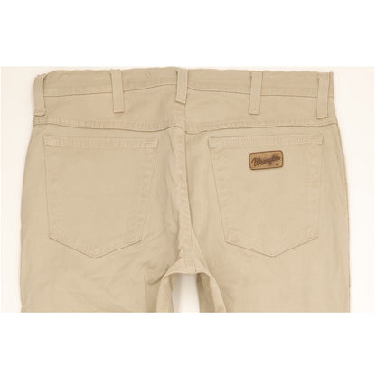 Wrangler Texas Men Beige Straight Regular Stretch Jeans W34 L34