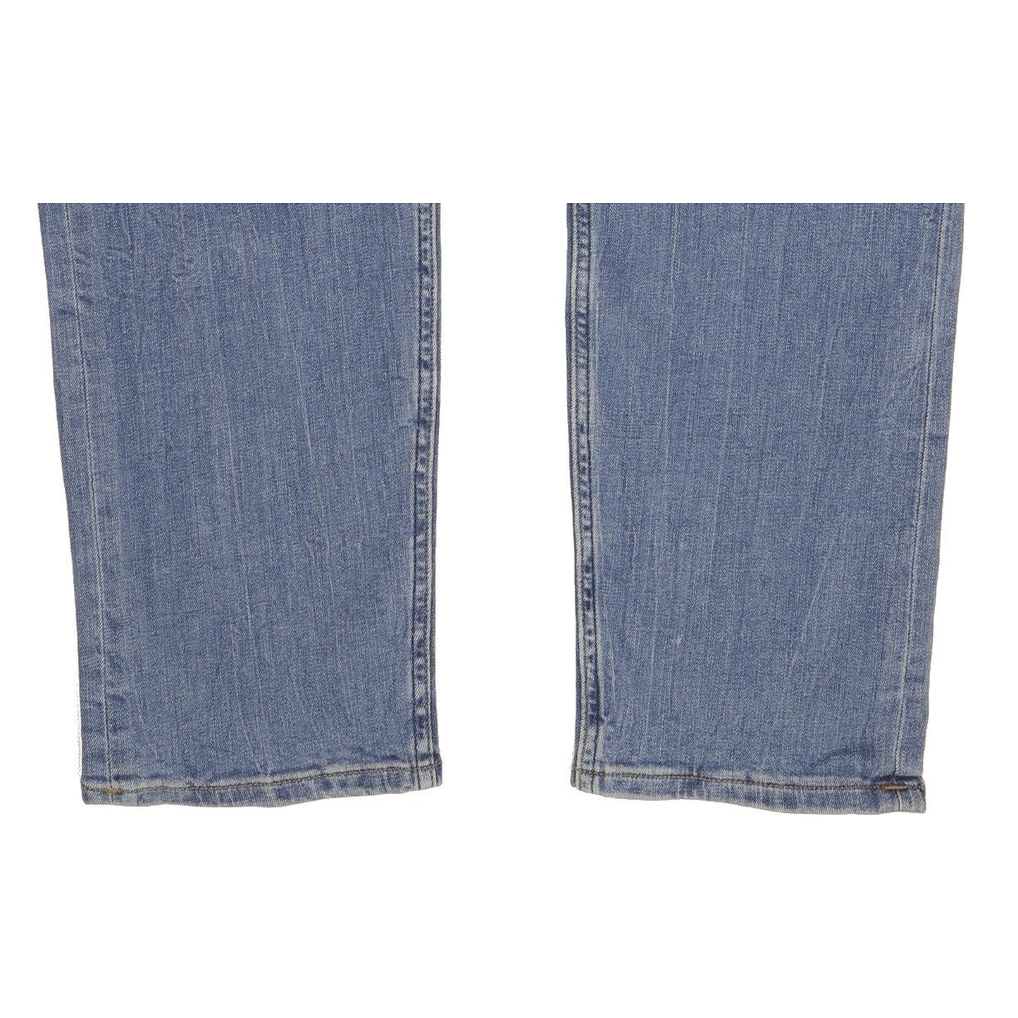 Lee Rider Men Blue Straight Regular Stretch Jeans W34 L32
