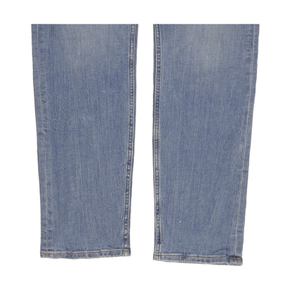 Lee Rider Men Blue Straight Regular Stretch Jeans W34 L32