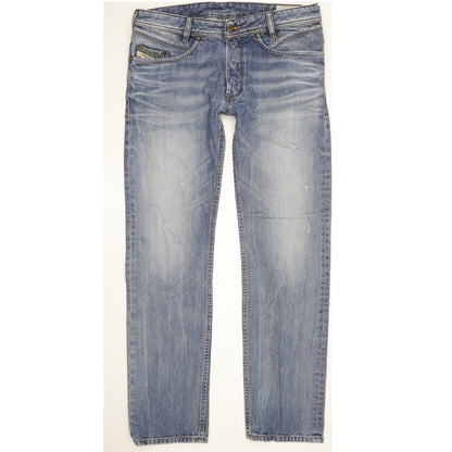 Diesel Iakop 0805Q Men Blue Tapered Slim Jeans W32 L32