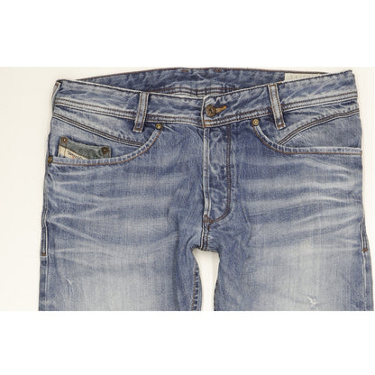 Diesel Iakop 0805Q Men Blue Tapered Slim Jeans W32 L32
