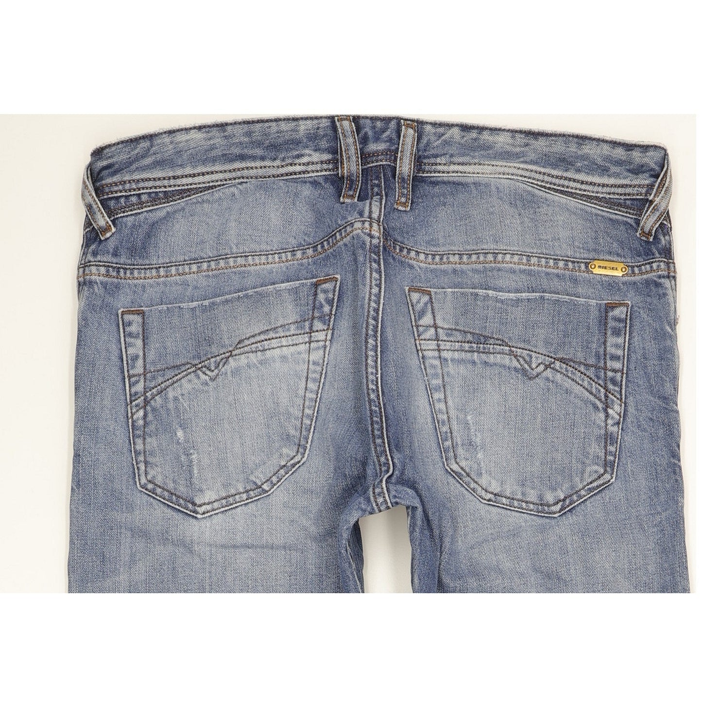 Diesel Iakop 0805Q Men Blue Tapered Slim Jeans W32 L32