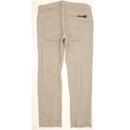 Diesel Darron 008QU Men Grey Tapered Slim Jeans W33 L30